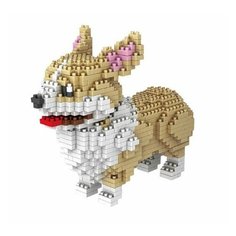 Конструктор 3D из миниблоков RTOY Любимые собачки Корги Принц 950 элементов - JM6618-7