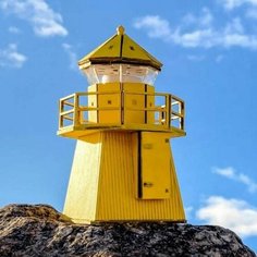 Сборная модель Маяк Хёфди (Исландия) / деревянный инженерный конструктор из фанеры / развивающий подарочный набор Гогольшоп