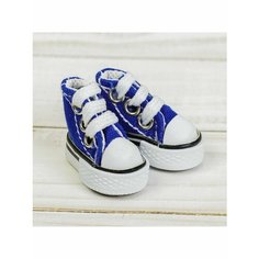 Кеды для кукол, длина подошвы 3,8 см, цвет синий Сима ленд