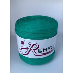 Трикотажная пряжа хлопковая Renkli - цвет зеленый, мятный, 1 моток