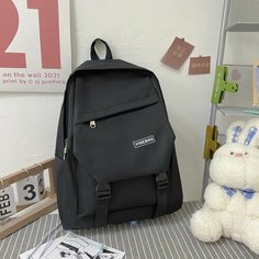 Рюкзак-ранец школьника, студента YIGEBAG (чёрный). Grad