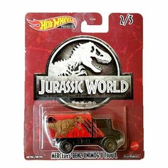 DLB45-HCN97 Машинка игрушка Hot Wheels Premium Jurassic World металлическая коллекционная Mercedes-Benz Unimog