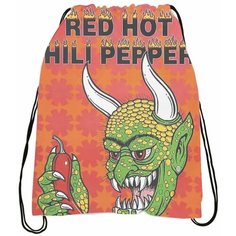 Мешок для обуви Red Hot Chili Peppers - RHCP - Красные острые перцы чили № 6 Bugrikshop