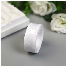 Набор уголков с кармашком для фотографий 250 уголков "Прозрачные на белом" 2мх1,03 см Noname