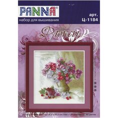 Набор для вышивания крестиком PANNA Ц-1184 "Флоксы" 28.5-30.5см.