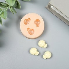 Молд "Три божьи коровки" 1,3х1,1 см Noname