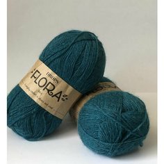 Пряжа Drops Flora Mix, 65% Шерсть, 35% Альпака, цвет: (11), 210м/50г, 2 шт.