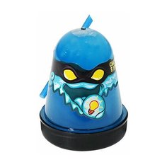 Слайм (лизун) "Slime Ninja", светится в темноте, синий, 130 г, волшебный МИР, S130-20 - 3 шт.