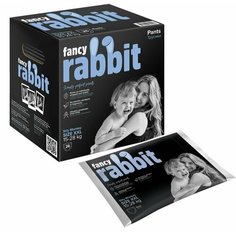 Подгузники Fancy Rabbit на липучке XXL 5-28кг 26шт