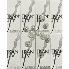 Пуговица пластиковая декоративная на ножке, 1 шт. Noname