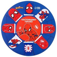 MARVEL Открытка с магнитными закладками "Настоящему герою!", Человек-паук, 8 шт.