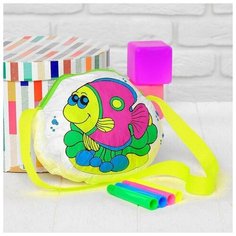 Сумка-раскраска Рыбка (без маркеров) в пакете Нет бренда