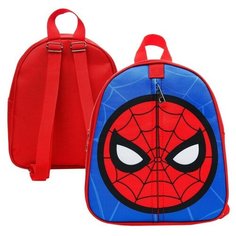 Рюкзак детский ТероПром 7573617, на молнии, 23х27 см, Человек-паук