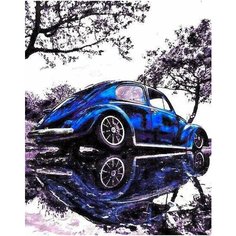 Картина по номерам Фольксваген Жук 40х50 см АртТойс