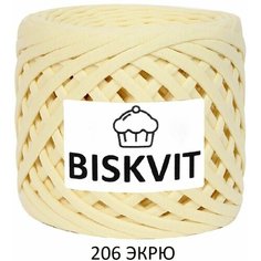Трикотажная пряжа Biskvit 2 мотка цвет Экрю, Бисквит