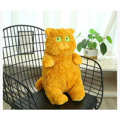 Мягкая игрушка Кот-Обормот\ Кот обнимашка, 45 см, желтый Китай