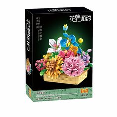 Конструктор набор Flowers Неувядающие цветы 1113 деталей нет бренда
