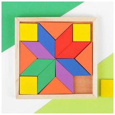 Головоломка квадратная, 16 деталей Made in China