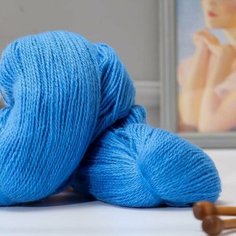 Пряжа 100% акрил 820-850м/250-280гр (55 Небо) Нет бренда