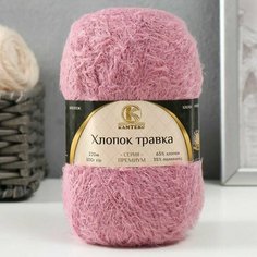 Пряжа "Хлопок травка" 65% хлопок 35% полиамид 220 м/100гр (270 клевер) Нет бренда