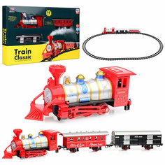 Железная дорога (свет, звук, дым) в коробке КНР