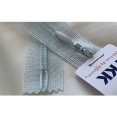 Молния YKK потайная неразъемная тип № 2 60 см арт. 545 голубой