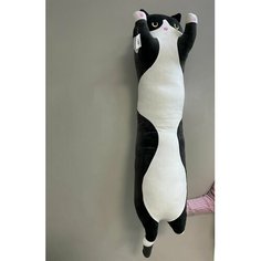 Мягкая игрушка подушка Кот Батон 110 см, антистресс