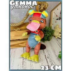Мягкая игрушка из мультфильма Пляж Кенгуру : Утконос "Gemma" 23 см Нет бренда