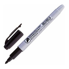 Маркер перманентный CROWN "Multi Marker Slim", черный, круглый наконечник, 2 мм, P-505 - 24 шт.