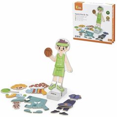 Игра на магнитах Одень мальчика (дерево) Viga 44636