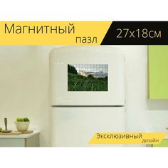 Магнитный пазл "Лес, луг, природа" на холодильник 27 x 18 см. Lots Prints