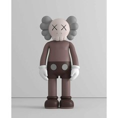 Коллекционная фигурка KAWS "Companion" Bearbrick 37 см Коричневый Kaws+