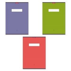 Тетрадь А4, 96 листов в клетку ErichKrause Unicolor Bright, обложка мелованный картон, блок офсет, белизна 100%, микс Noname