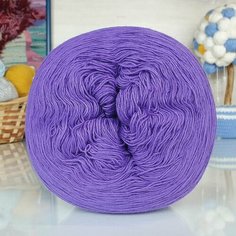 Пряжа Рассказовская Акрил Рассказовский, фиалка - 35, 100% акрил, 2 мотка, 250 г, 1200 м.