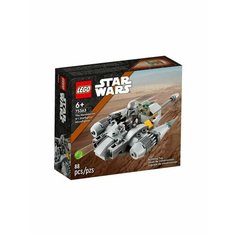 Конструктор Lego Star Wars звездные войны Мандалорский Истребитель N-1 микрофайтер мандалорец малыш йода 88 деталей 75363