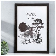 Рамка МДФ 40х60см "Trend", венге (пластиковый экран) Noname