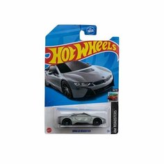 HKH44 Машинка игрушка Hot Wheels металлическая коллекционная BMW i8 Roadster серебристый
