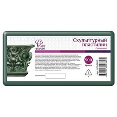 Пластилин АРТформат Скульптурный оливковый 500 г (AF11-011-12) 1 цв.
