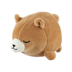 Мягкая игрушка ABtoys Медвежонок коричневый, 13 см, коричневый