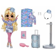 Кукла L.O.L. O.M.G. World Travel Fly Gurl, 25 см, 579168 размер платья: 90-110 см светло-синий LOL