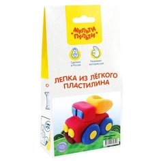 Пластилин Мульти-Пульти легкий Машинка НЛП_41899 5 цв.