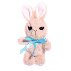 Мягкая игрушка Milo toys Милый кролик, 22 см, бежевый