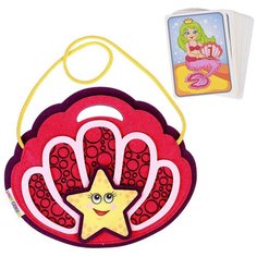 Настольная игра SmileDecor Сумочка из фетра "Ракушка"