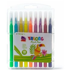 Yalong Фломастеры-кисточки 18 шт. (YL875142-18)
