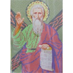 Набор для вышивания бисером "Святой Апостол Андрей Первозванный", 18x25 см, арт. С9151 Nova Sloboda