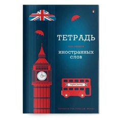 Тетрадь предметная для записи иностранных слов Альт Вид 4 А6 48 листов 1169716