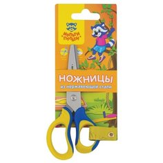 Ножницы детские Мульти-Пульти "Приключения Енота" 12,5см, ассорти, европодвес