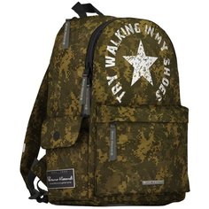 Рюкзак BrunoVisconti, молодежный , камуфляж , «звезда», Арт. 12-003-077/10