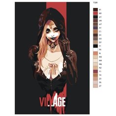 Картина по номерам Т326 "дочь леди -VILLAGE" 40Х60 Brushes Paints