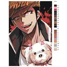 Картина по номерам T712 "Мондо Овада. Аниме Данганронпа - Danganronpa " 70x110 Brushes Paints